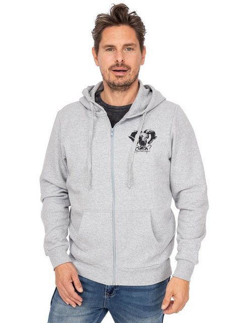 Hangowear Strickpullover Sweatjacke PAOLO hellgrau günstig online kaufen