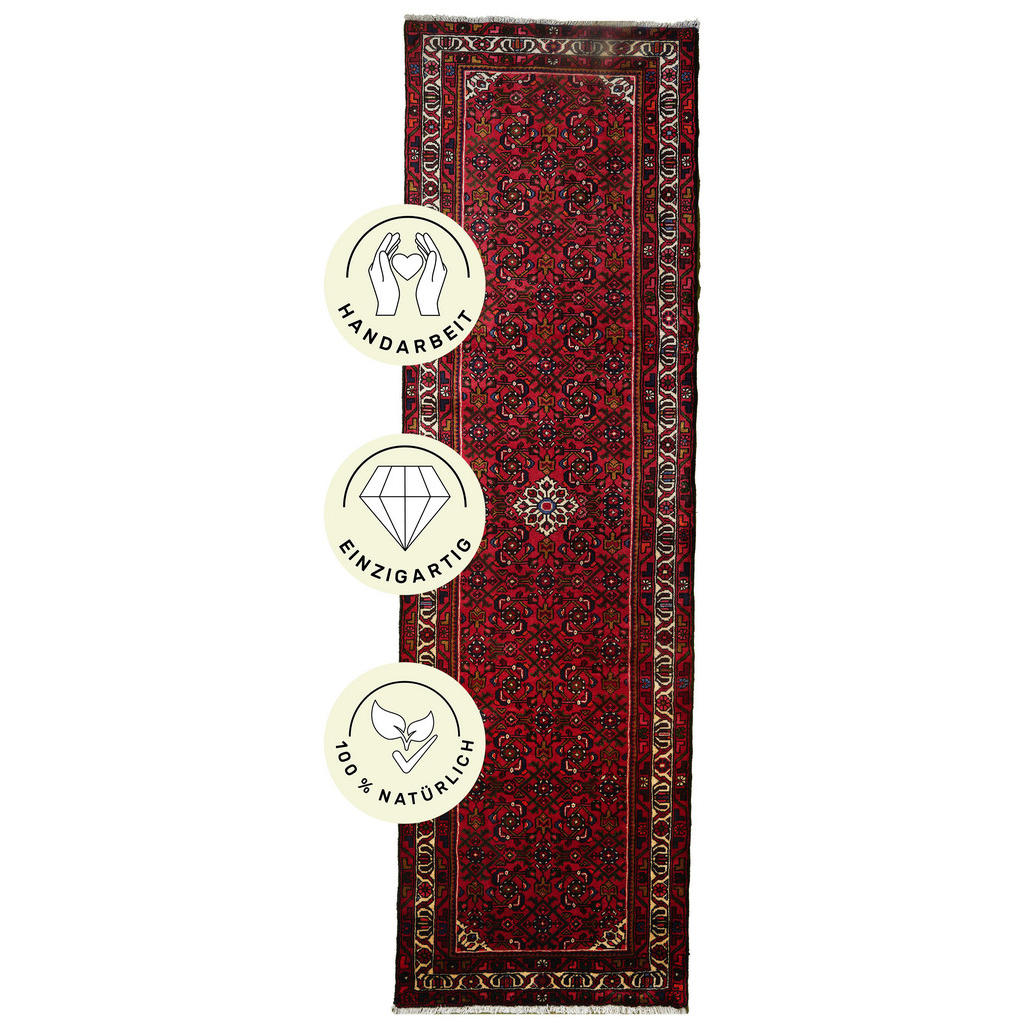 PersaTepp Teppich Hosseinabad rot B/L: ca. 94x318 cm günstig online kaufen