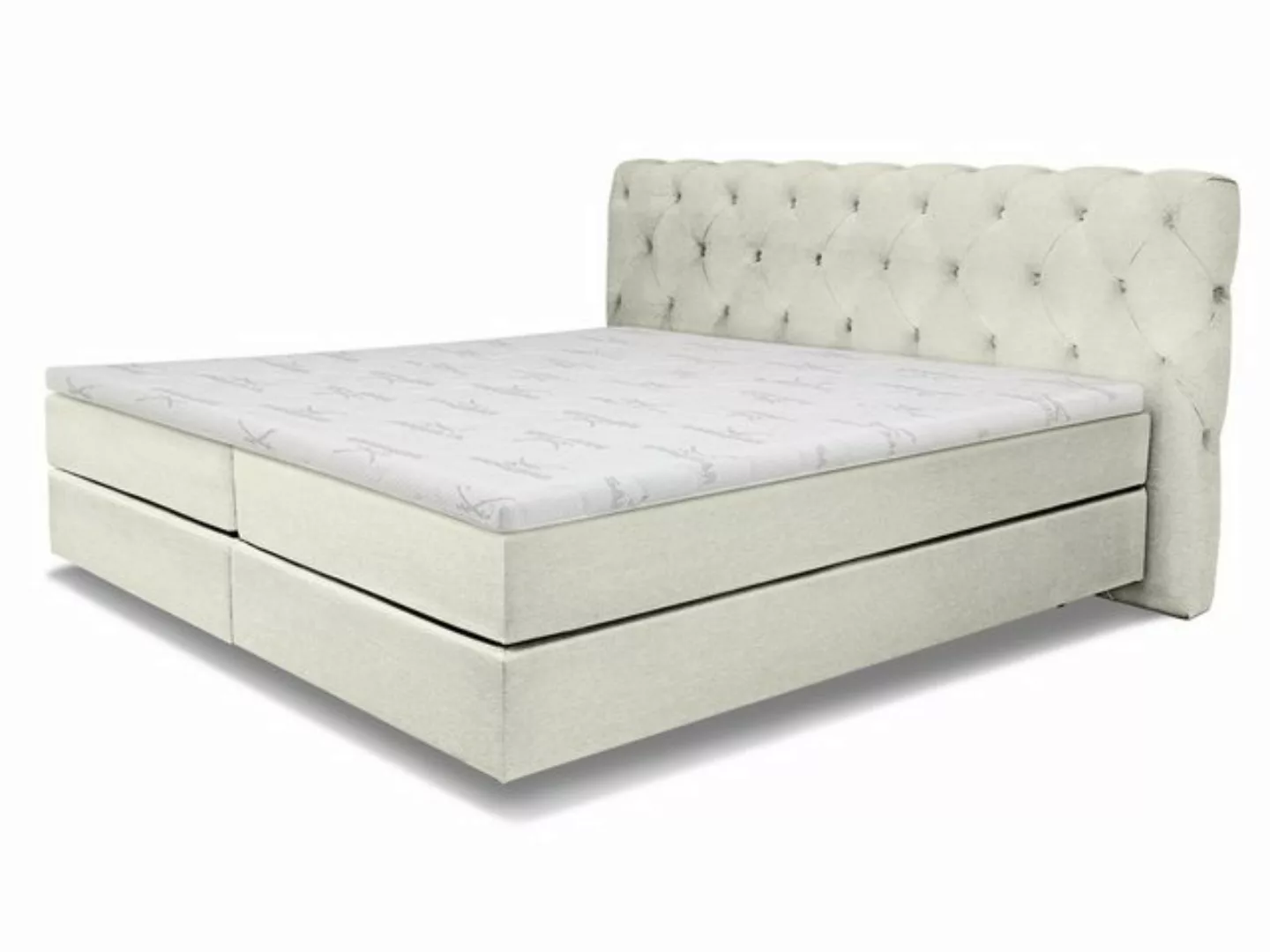 SANSIBAR Living Boxspringbett Boxspringbett SANSIBAR LANGEOOG grau Box-Spri günstig online kaufen