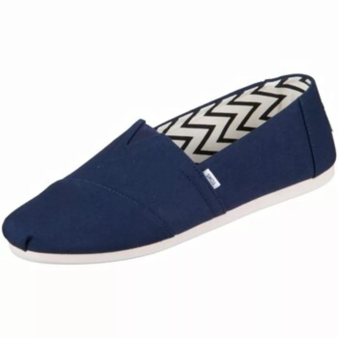 Toms  Herrenschuhe Slipper Alpargata Rope 10017660 blue cotton canvas 10017 günstig online kaufen