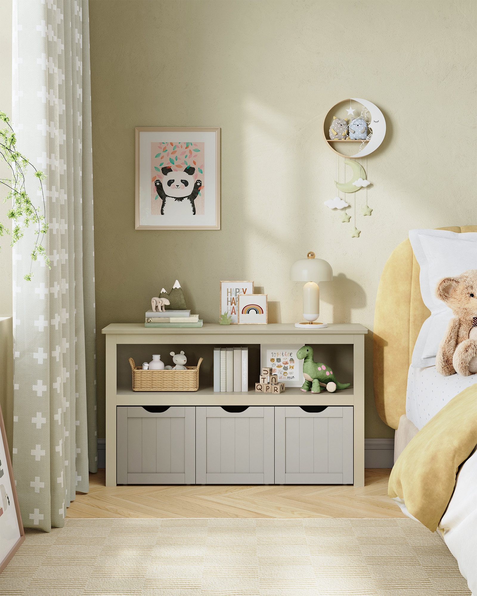VASAGLE Kinderregal, Bücherregal Kinder, Spielzeugregal, mit günstig online kaufen