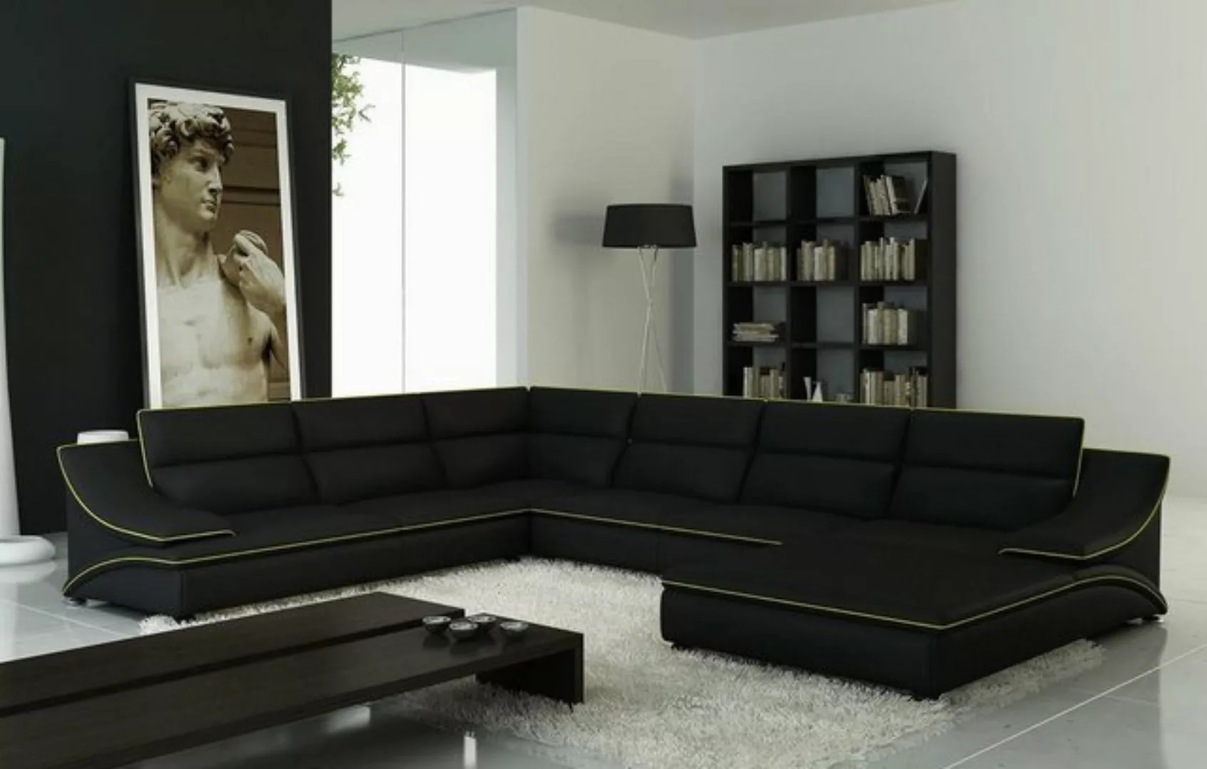 JVmoebel Ecksofa Designer XXL Eckcouch Luxus U-Form Sofa modernes Design, M günstig online kaufen