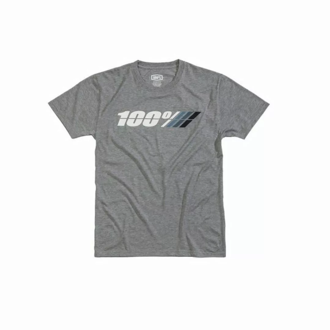 100% T-Shirt T-Shirts 100% Motorrad Tech T-Shirt - Grau/Weiß M- (1-tlg) günstig online kaufen