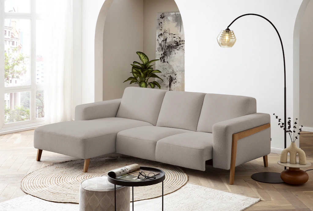 exxpo - sofa fashion Ecksofa "Starr, L-Form", wahlw. elektrische Sitztiefen günstig online kaufen