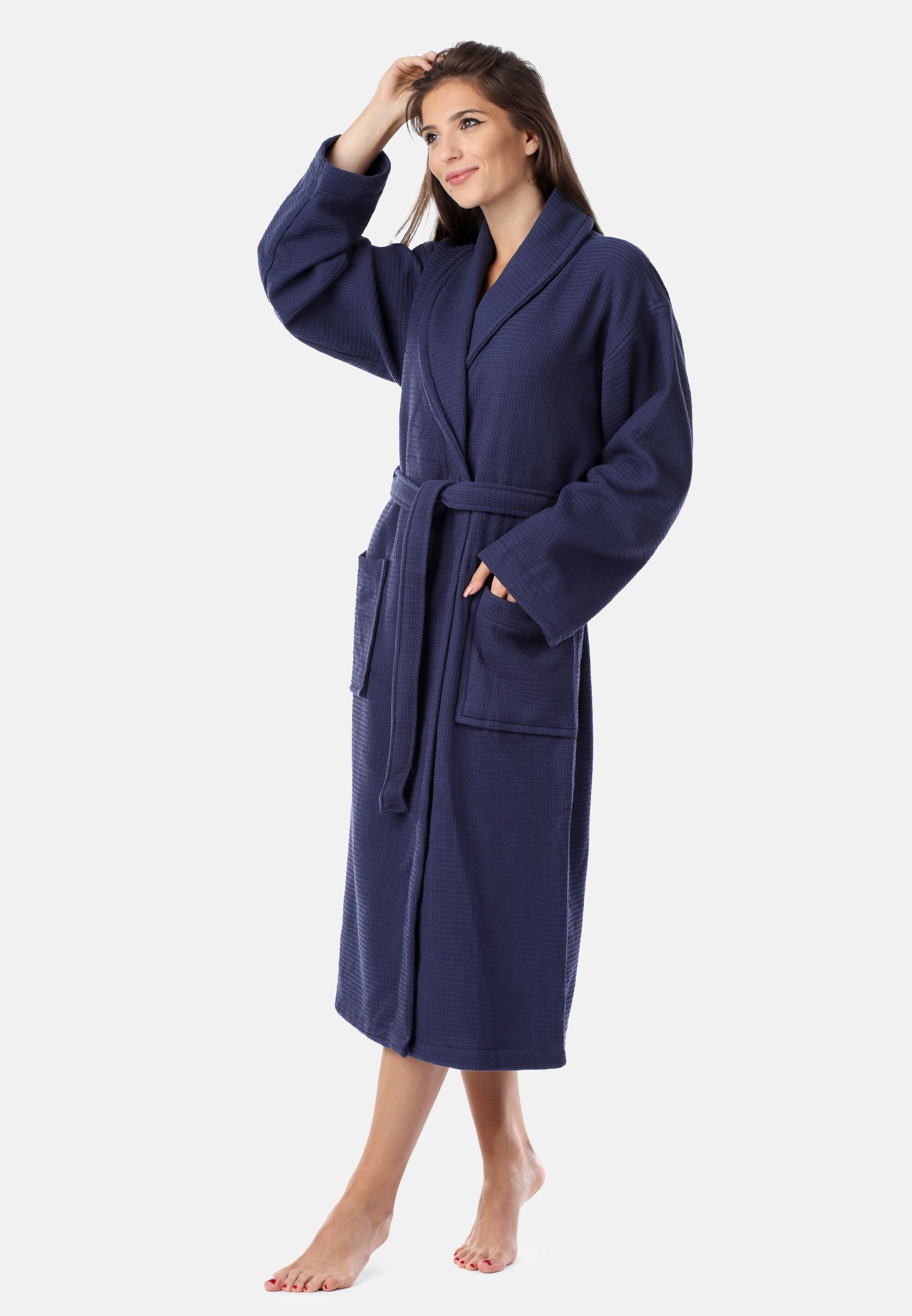 Ladeheid Bademantel Damen Waffelpiqué Bademantel - günstig online kaufen