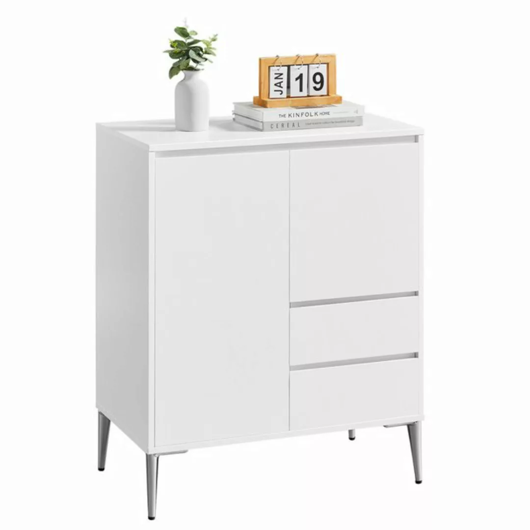 VASAGLE Buffet Aufbewahrungsschrank Sideboard mit Türen, höhenverstellbare günstig online kaufen