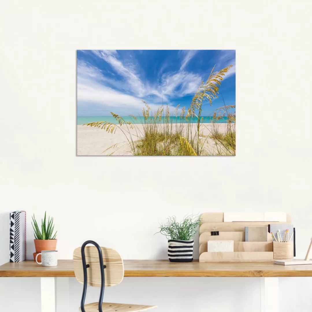 Artland Wandbild "Himmlische Stille am Strand", Strandbilder, (1 St.), als günstig online kaufen