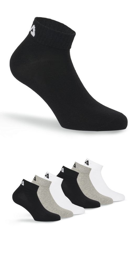 Fila Kurzsocken "UNISEX INVISIBLE PLAIN SOCKS", (6 Paar), Baumwollmischung, günstig online kaufen