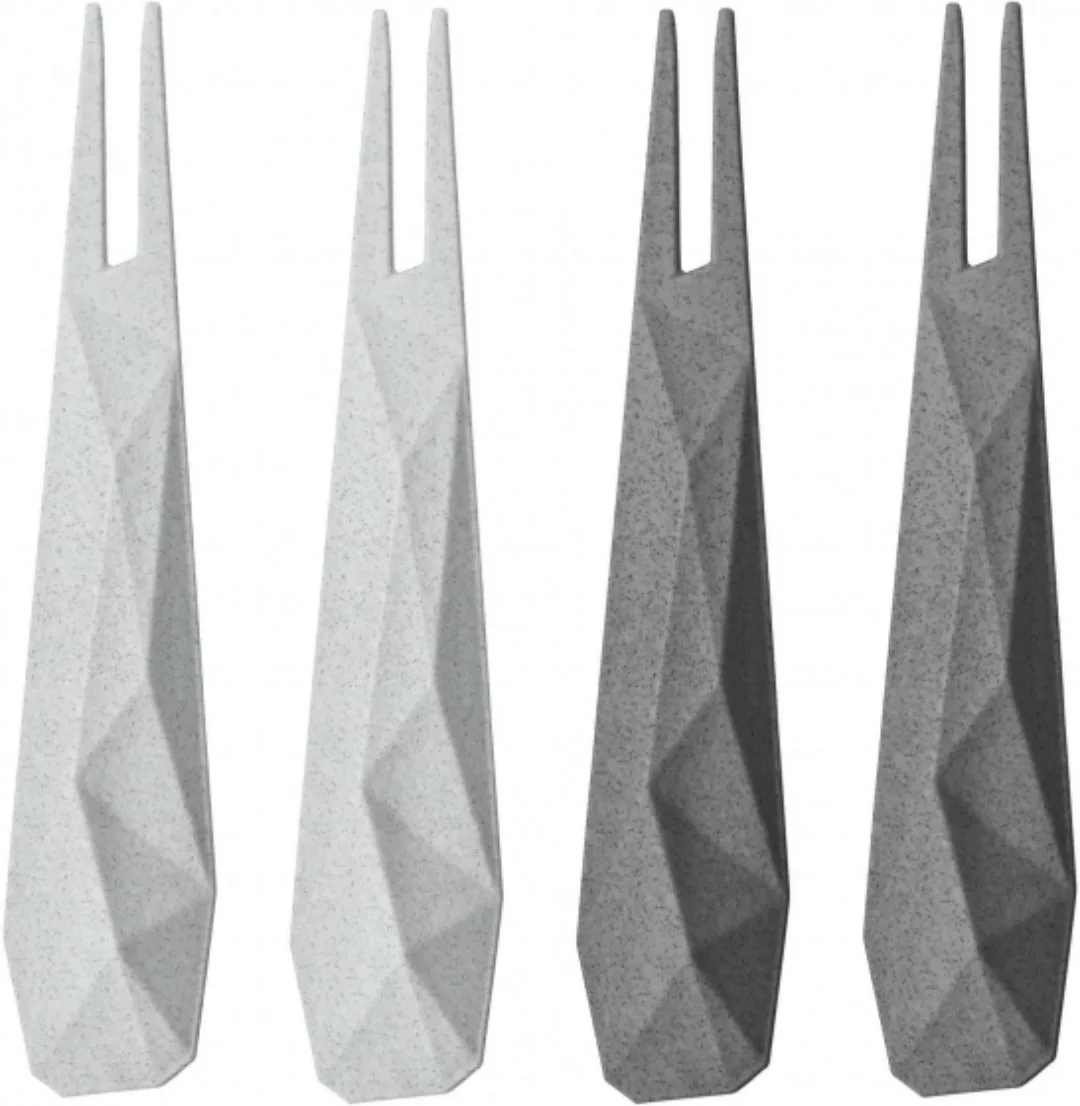 Cocktailspieße Club Haltbar 2,4 X 11,9 Cm Grau 4-teilig günstig online kaufen