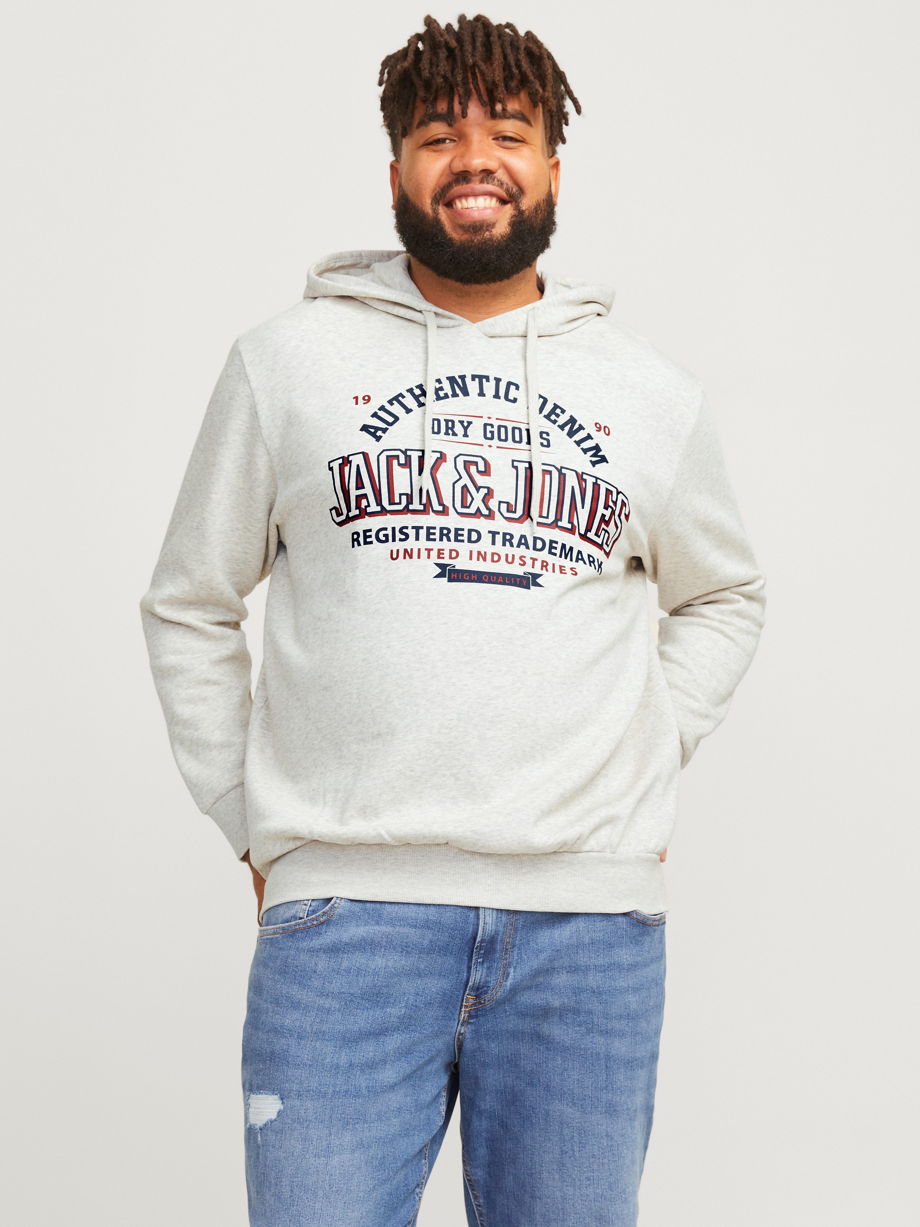 Jack & Jones PlusSize Hoodie JJELOGO günstig online kaufen