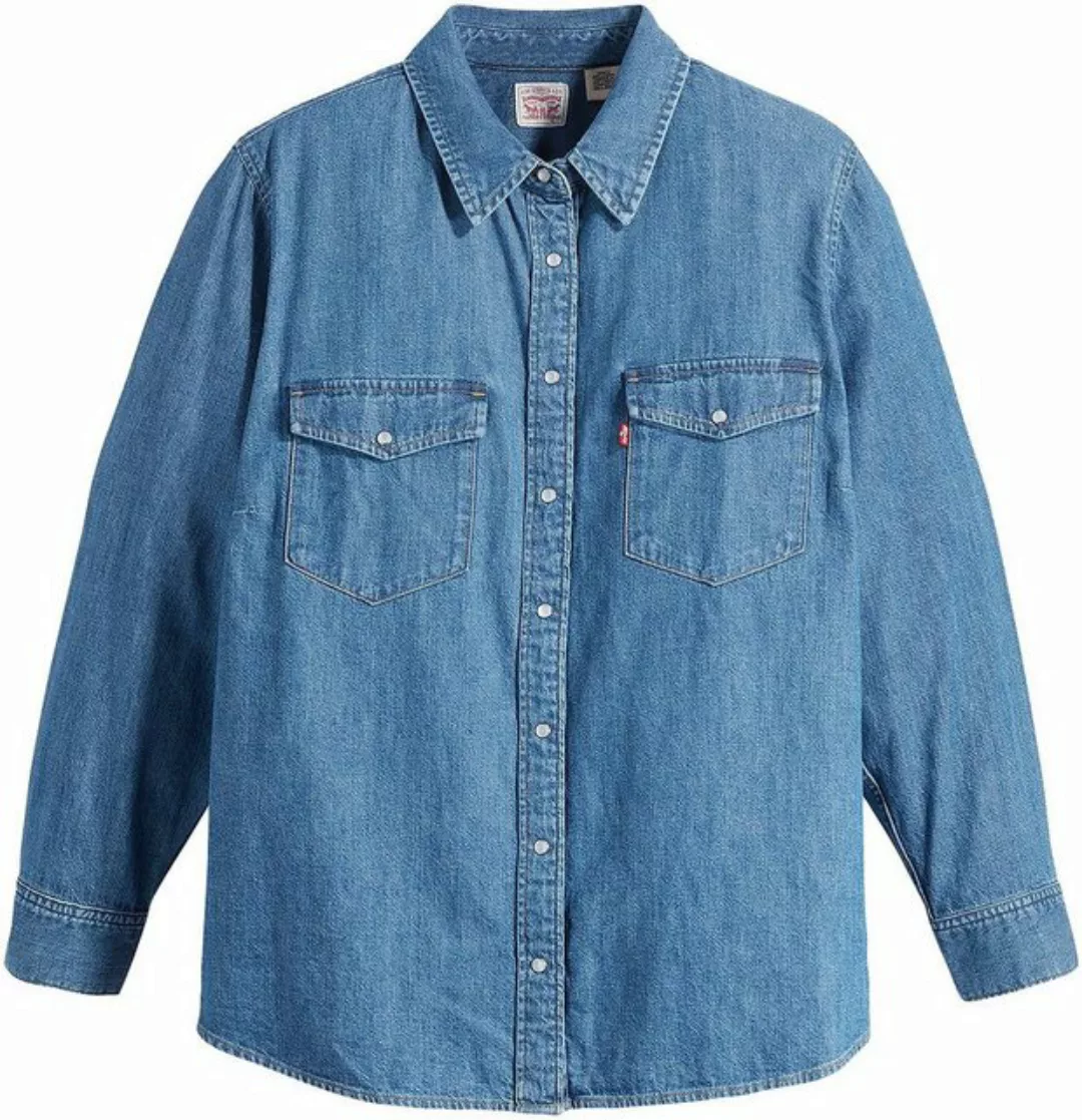 Levi's® Plus Jeansbluse ESSENTIAL WESTERN mit zwei Brusttaschen und Druckkn günstig online kaufen