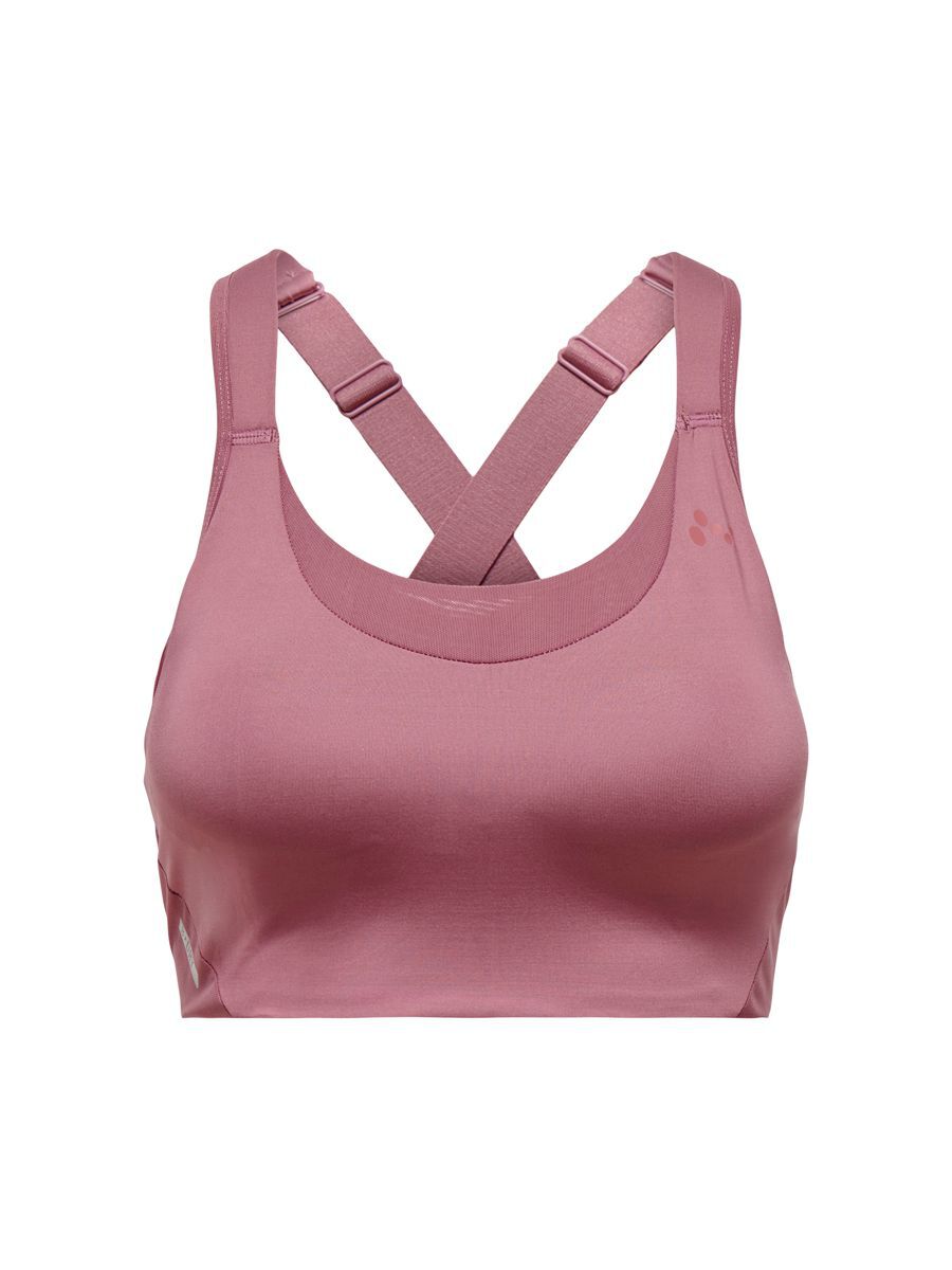 ONLY Einfarbiger Cross-back- Sport-bh Damen Pink günstig online kaufen