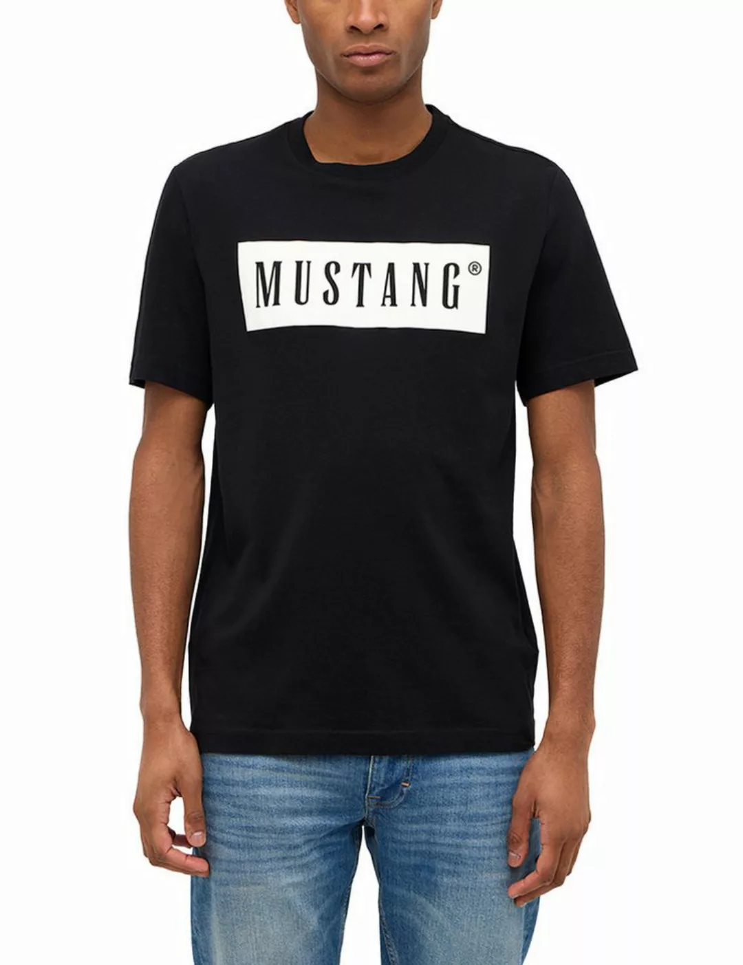 MUSTANG Kurzarmshirt "T-Shirt" günstig online kaufen