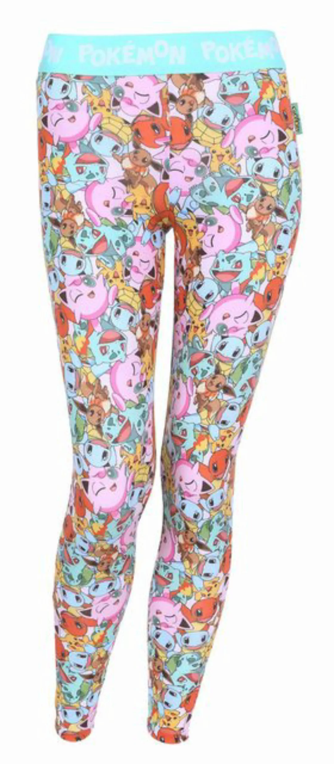 Sarcia.eu 7/8-Leggings Leggingshose mit pfefferminzfarbigem Gummiband POKEM günstig online kaufen