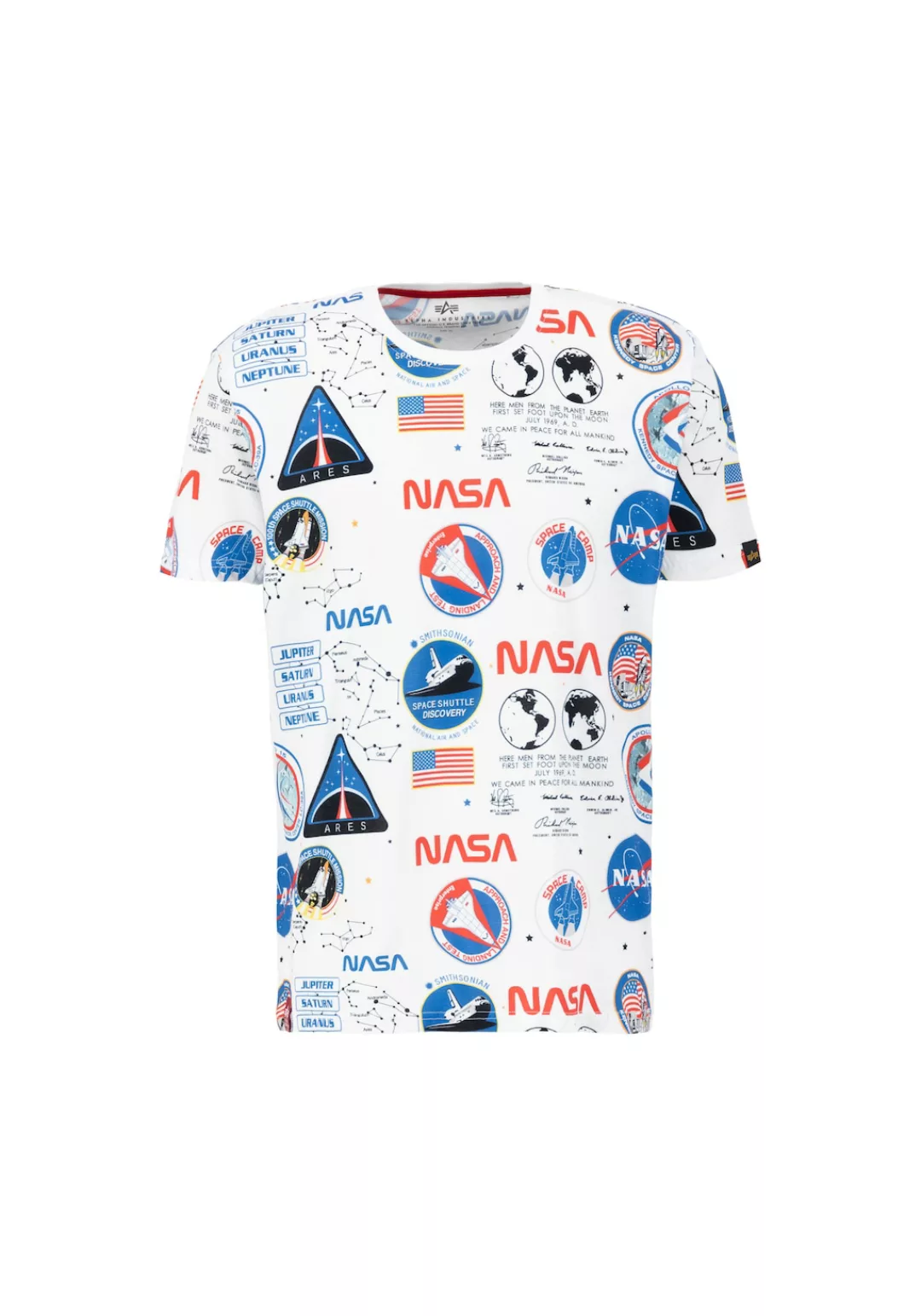 Alpha Industries T-Shirt "ALPHA INDUSTRIES Men - T-Shirts NASA AOP T-Shirt" günstig online kaufen