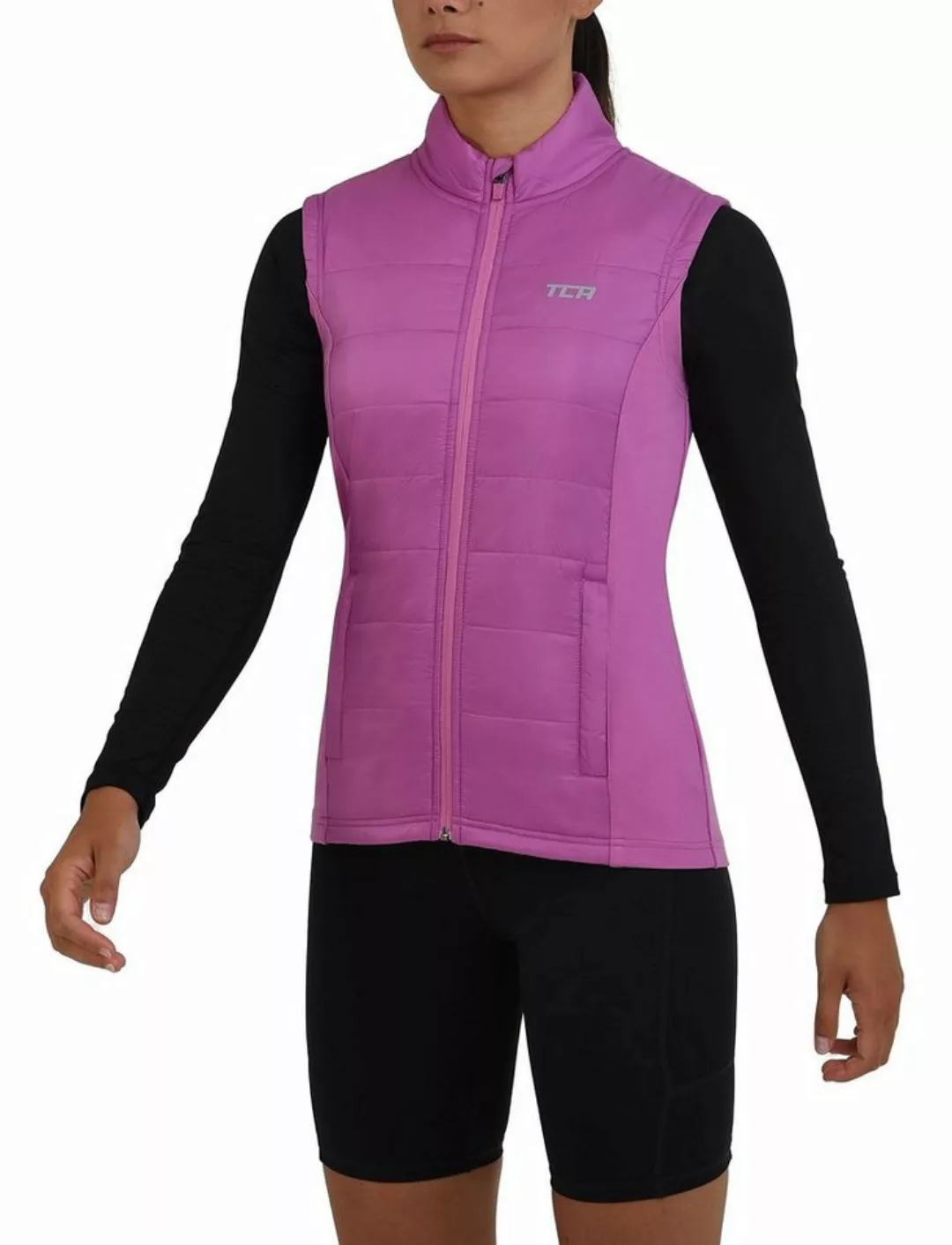 TCA Kurzjacke TCA Damen Excel Runner Laufweste mit Reißverschlusstaschen - günstig online kaufen