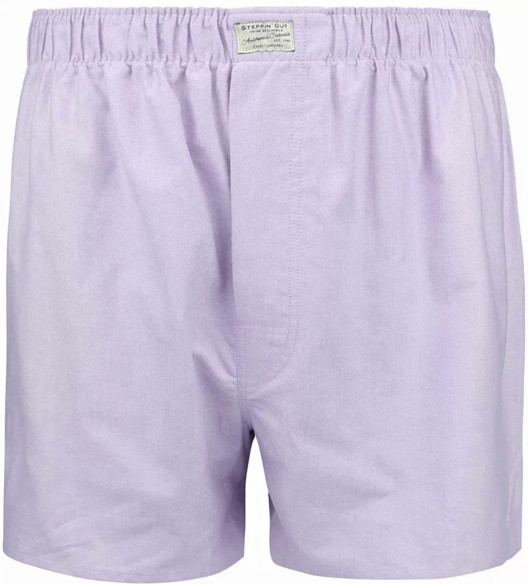 Steppin' Out Boxershort Oxford Lila - Größe L günstig online kaufen