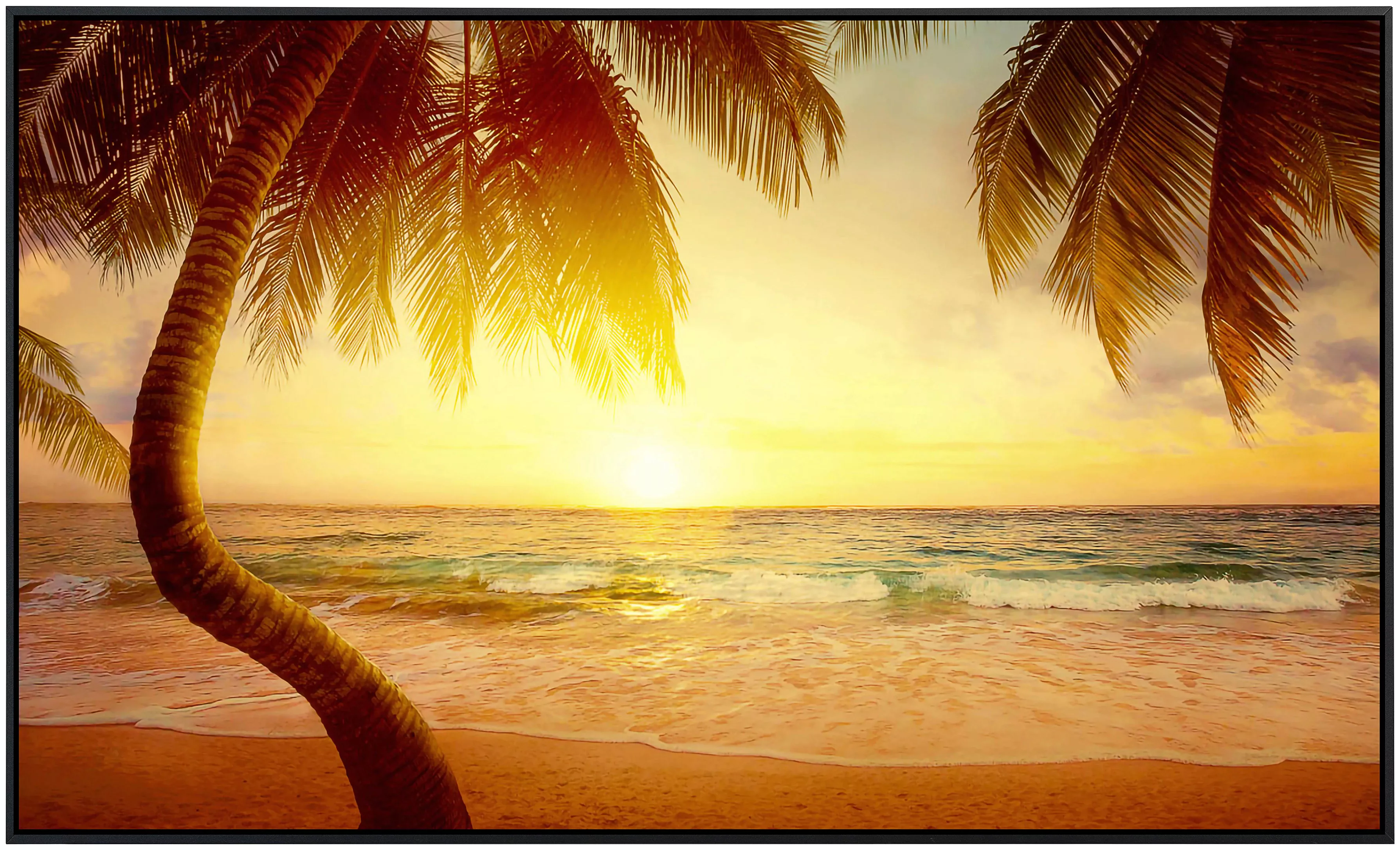Papermoon Infrarotheizung »Tropischer Strand Sonnenaufgang«, sehr angenehme günstig online kaufen