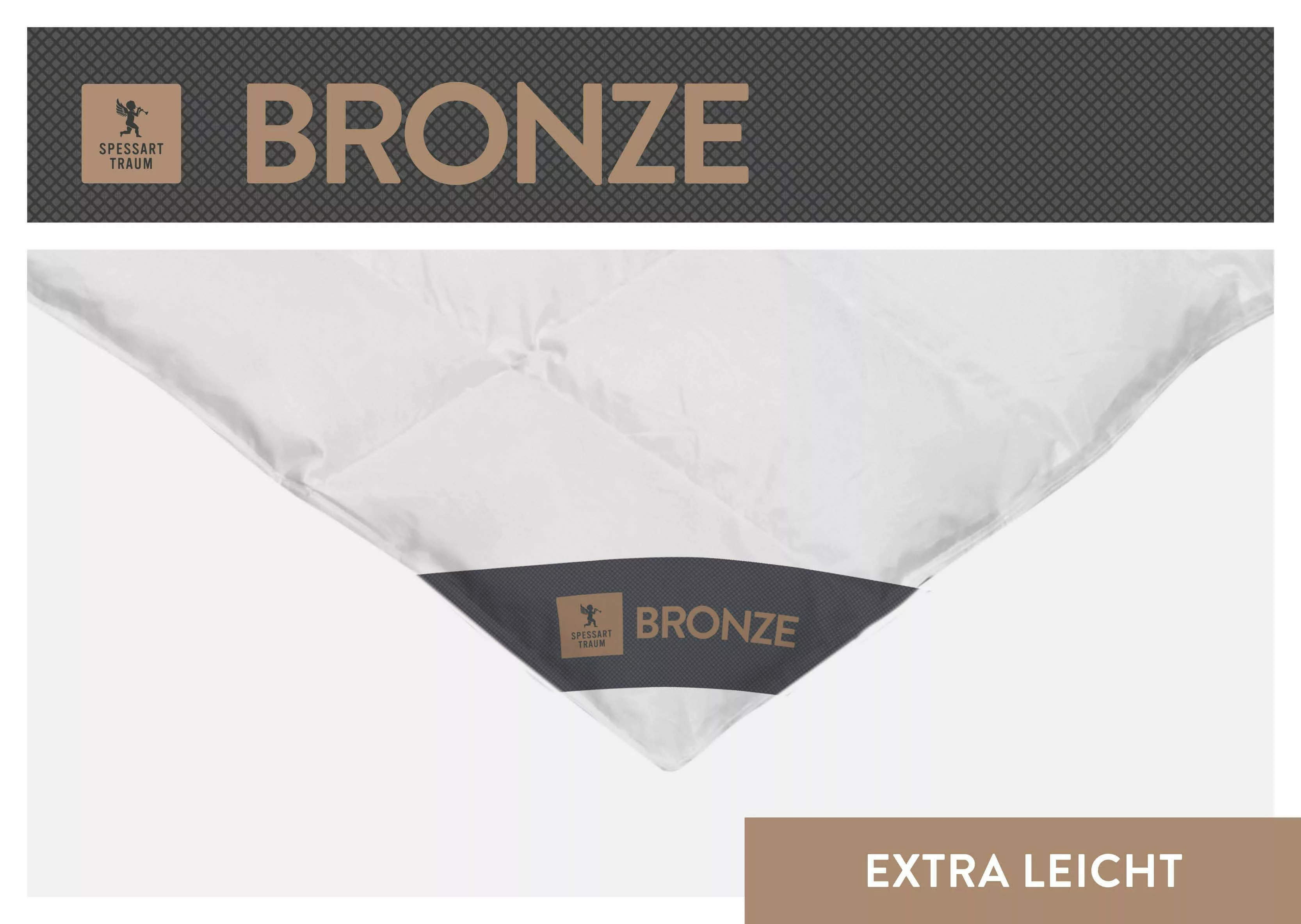 SPESSARTTRAUM Daunenbettdecke »Bronze«, leicht, Füllung 90% Daunen, 10% Fed günstig online kaufen