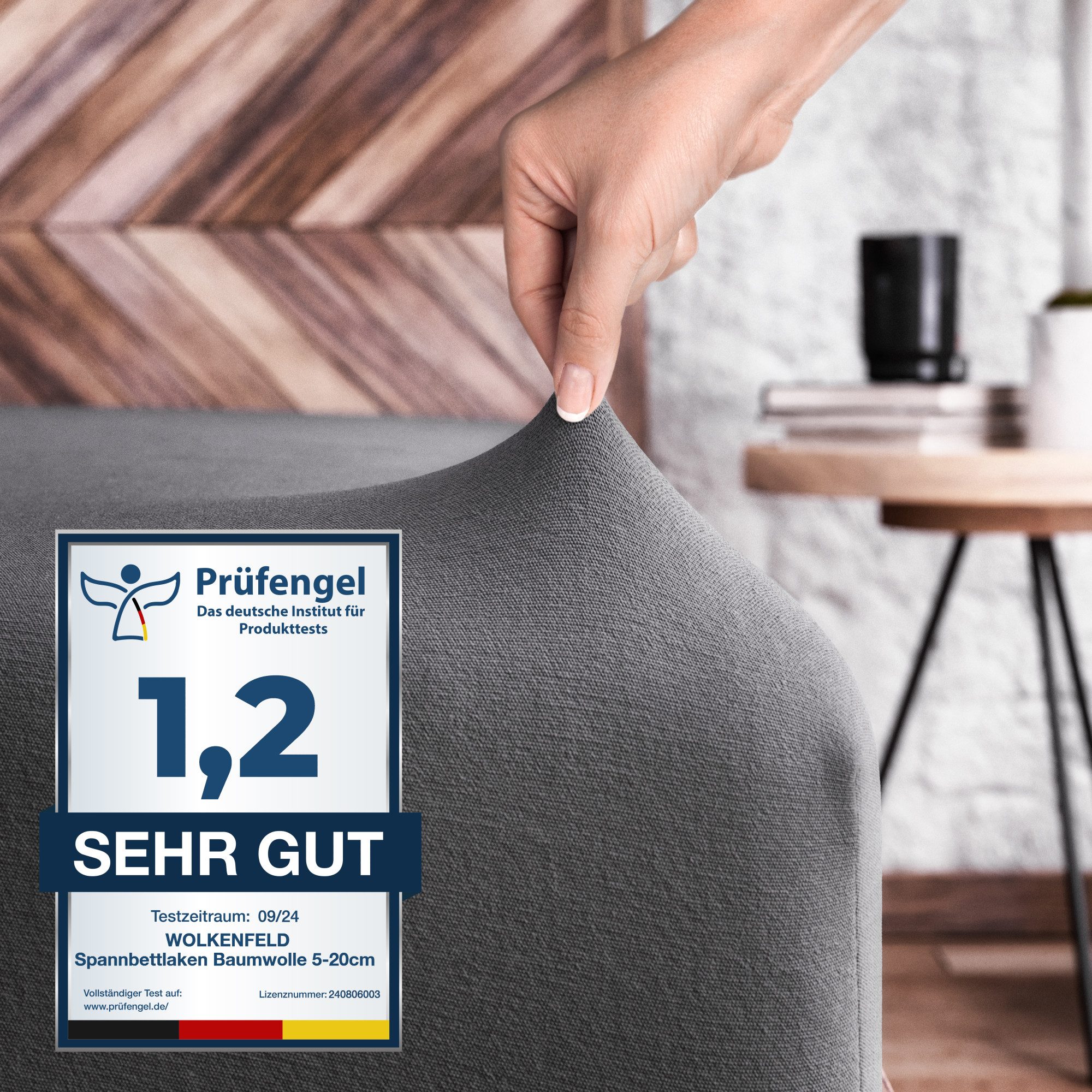 Wolkenfeld Spannbettlaken 100% Baumwolle - 2x günstig online kaufen