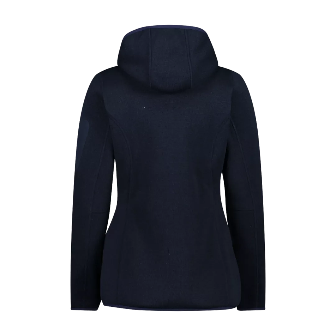 CMP Strickfleecejacke "KNITTED MELANGE HOODY WOMAN HOODY", (1 St.), mit Kap günstig online kaufen