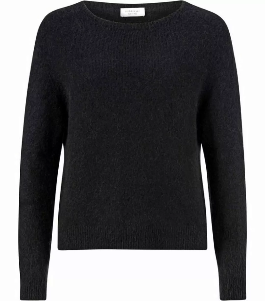 Rich & Royal Strickpullover Damen Strickpullover COZY CREW NECK mit Alpaka günstig online kaufen