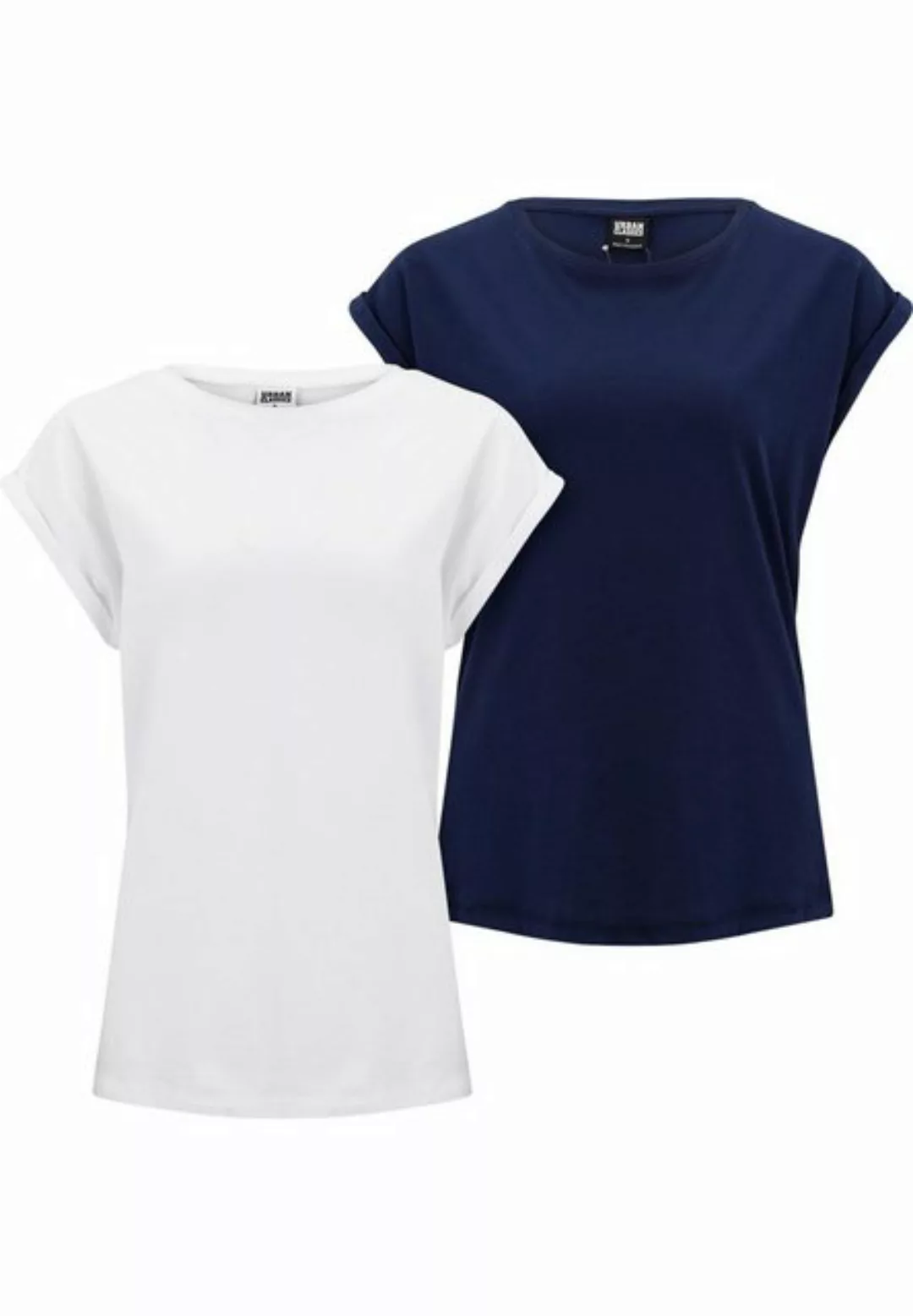 URBAN CLASSICS T-Shirt Urban Classics Pre-Pack Ladies Extended Shoulder Tee günstig online kaufen