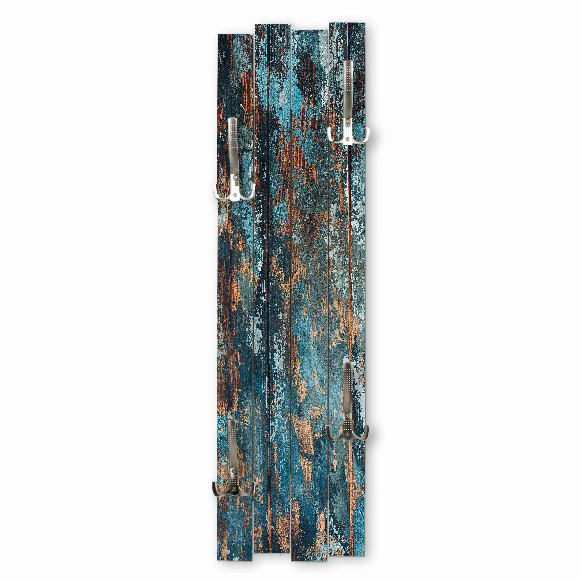 Kreative Feder Wandgarderobe Wand-Garderobe „Altes Holz günstig online kaufen