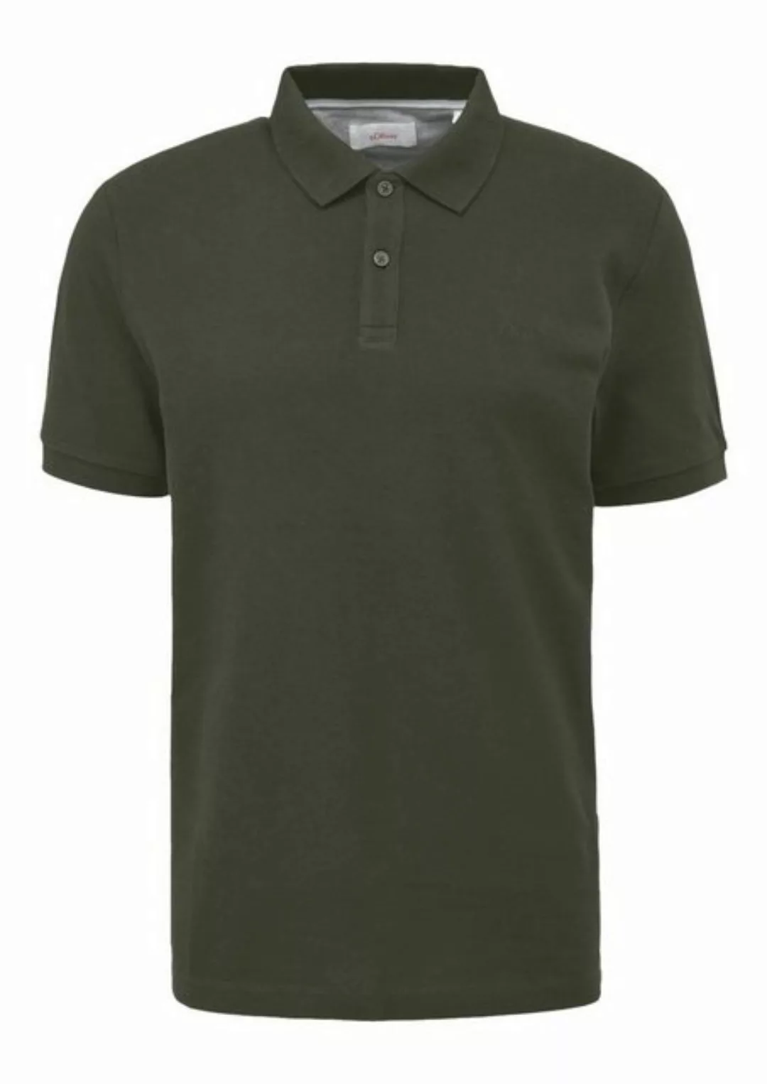 s.Oliver Poloshirt (1-tlg) Poloshirt mit Logostickerei günstig online kaufen