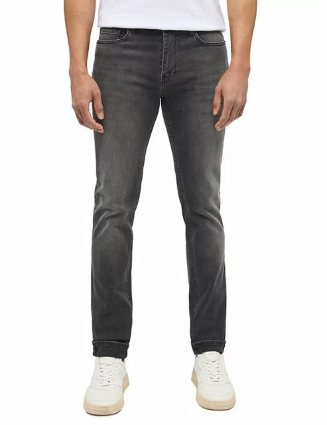 Mustang Herren Jeans FRISCO - Skinny Fit Schwarz - Black Denim günstig online kaufen