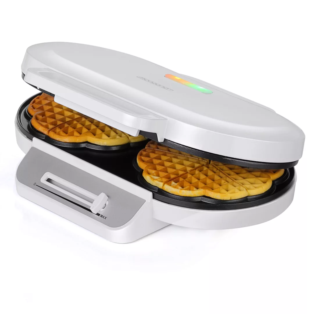 Waffeleisen Weiß 1.200W Herzform günstig online kaufen