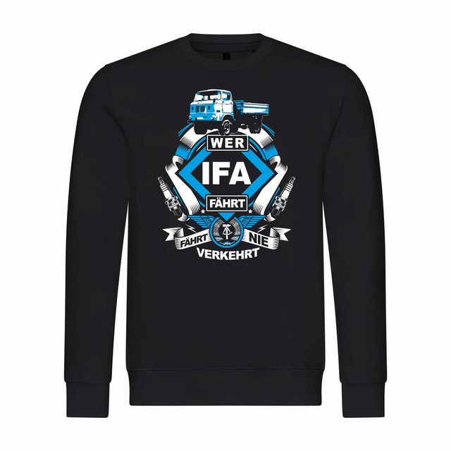 deinshirt Rundhalspullover Herren Sweatshirt Wer IFA fährt fährt nie verkeh günstig online kaufen