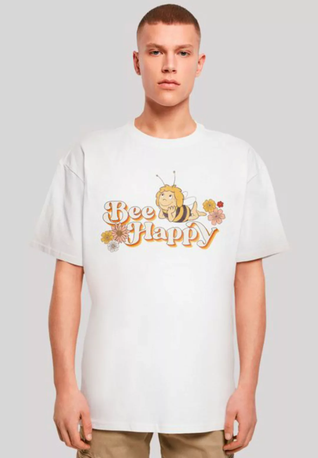 F4NT4STIC T-Shirt Die Biene Maja Bee Happy Heroes of Childhood Nostalgie, R günstig online kaufen