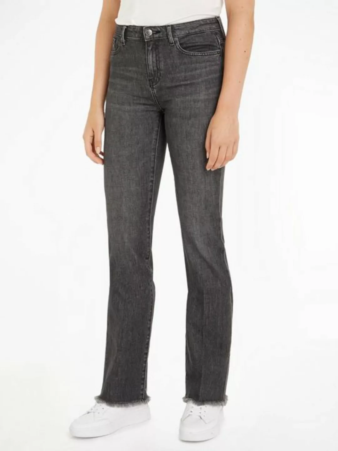 Tommy Hilfiger Bootcut-Jeans "BOOTCUT RW BEA", mit Leder-Badge günstig online kaufen