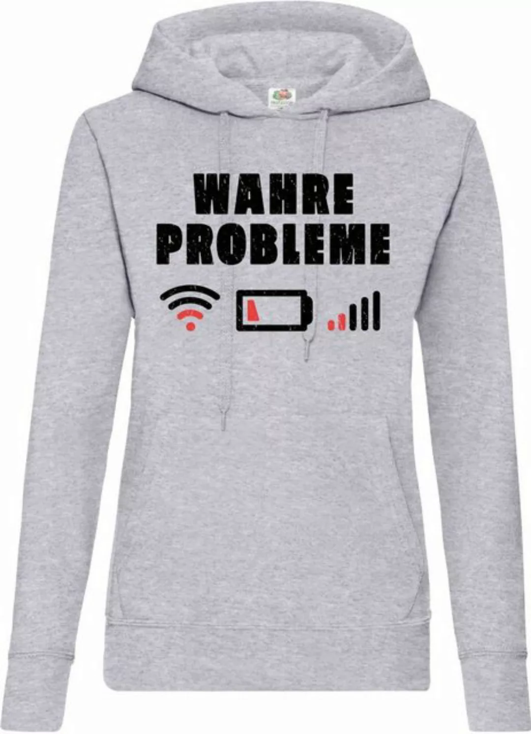 Youth Designz Kapuzenpullover "Wahre Probleme" Damen Hoodie Pullover mit lu günstig online kaufen