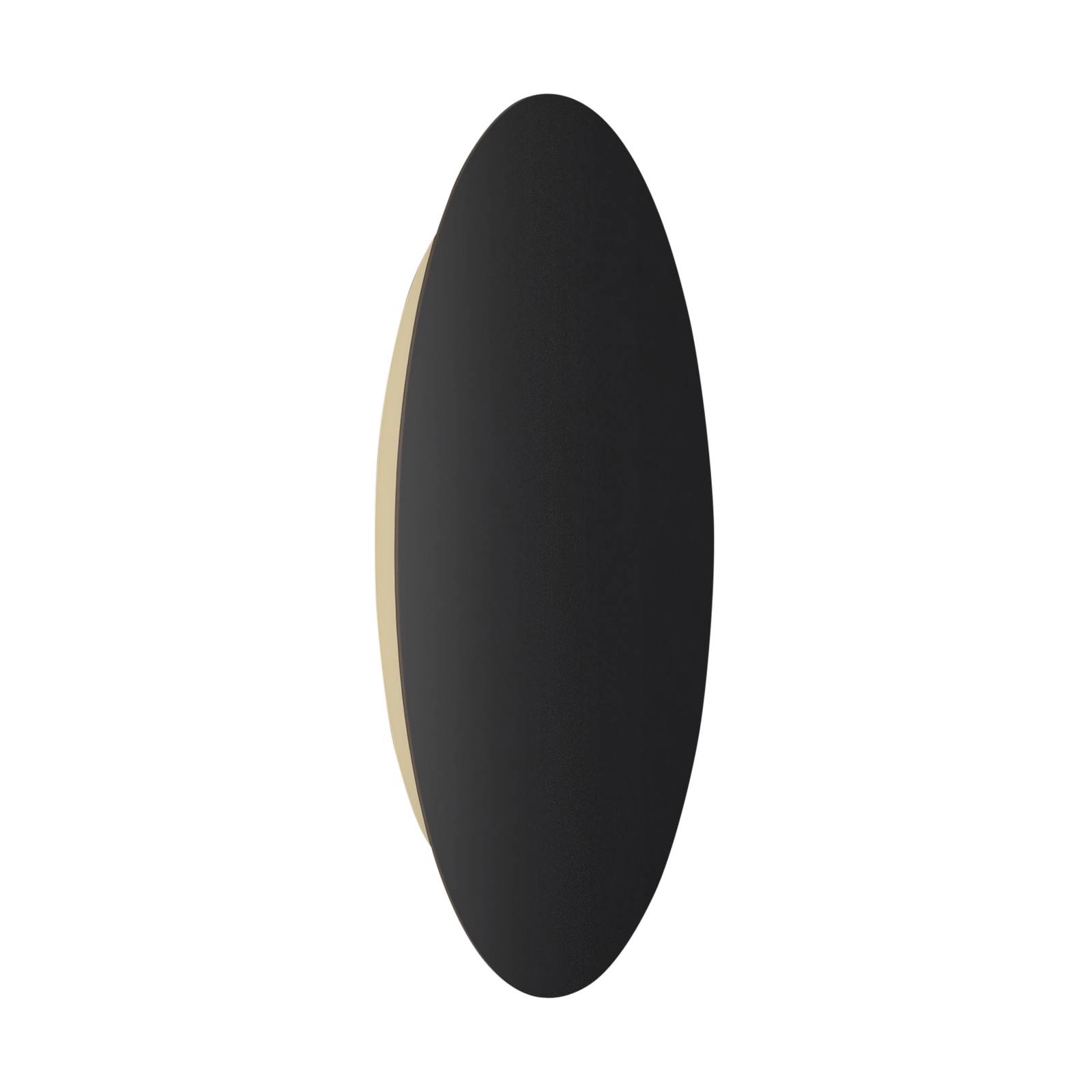 Escale Blade LED-Wandleuchte schwarz matt Ø 95 cm günstig online kaufen