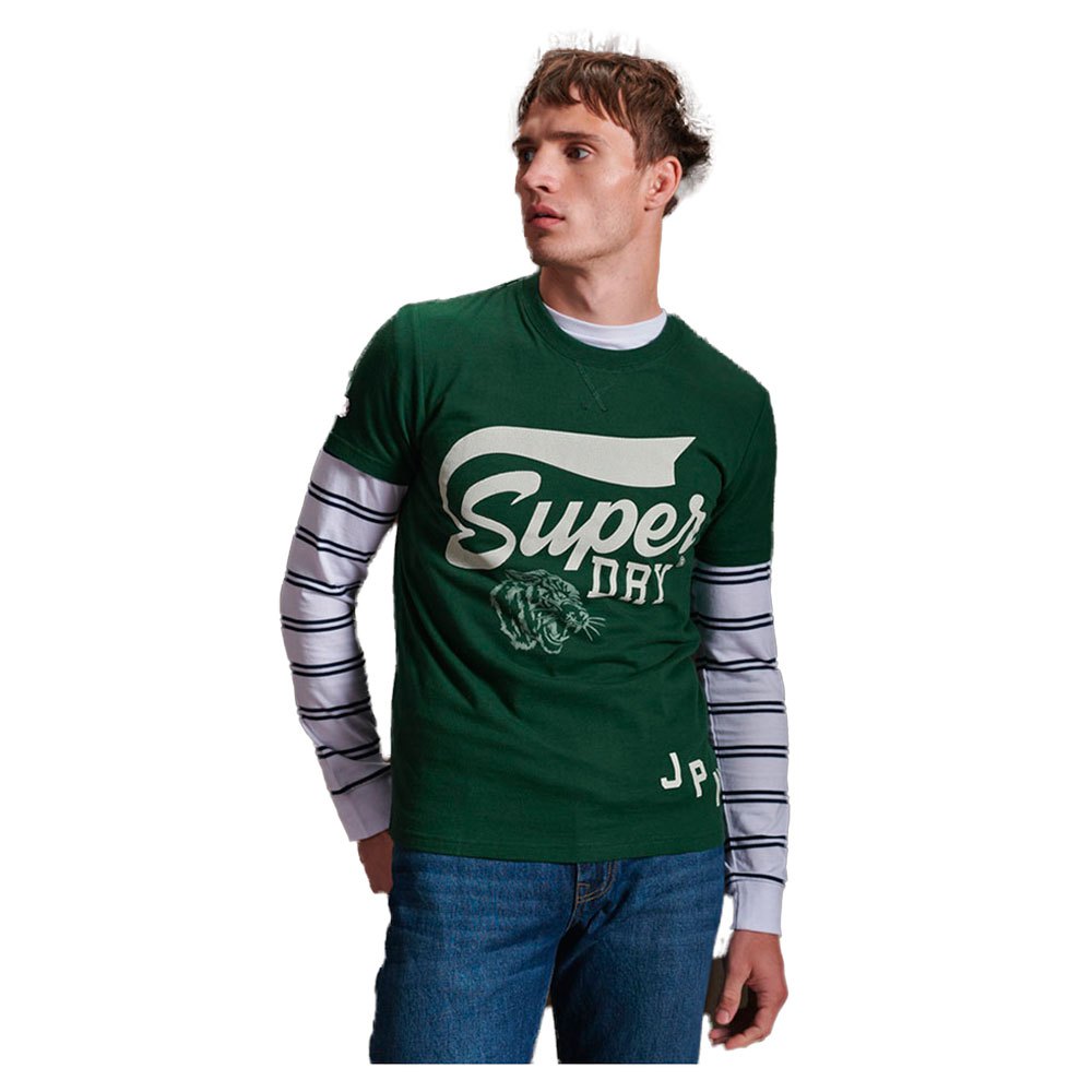 Superdry Track&field Classic Kurzarm T-shirt S Enamel Green günstig online kaufen