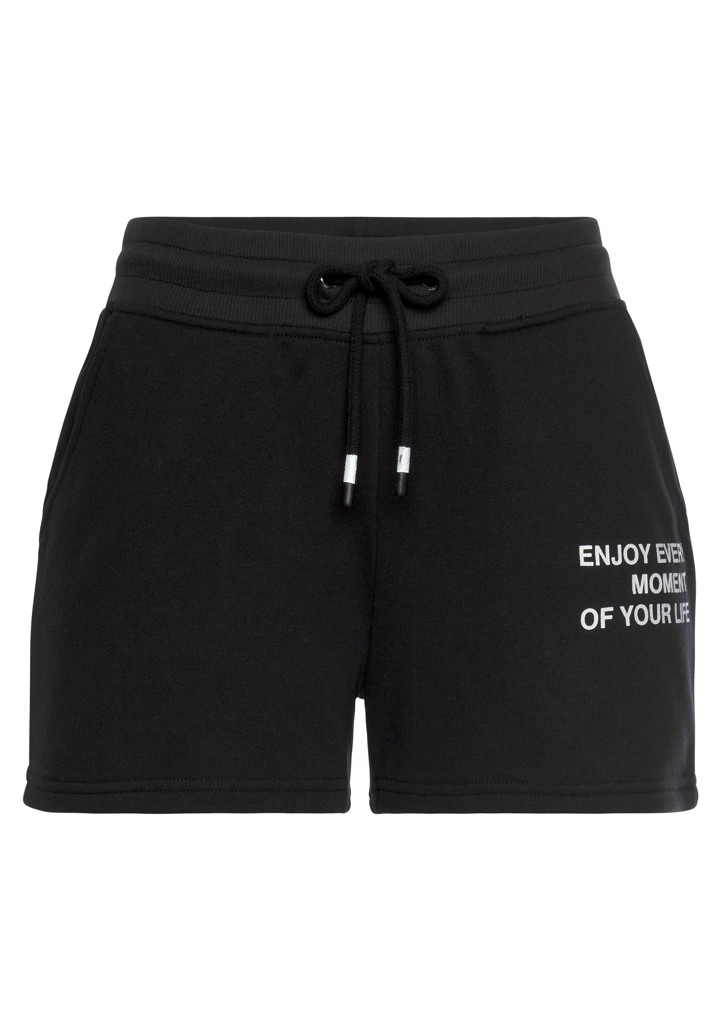 Buffalo Sweatshorts, mit Statement Druck, Loungewear günstig online kaufen