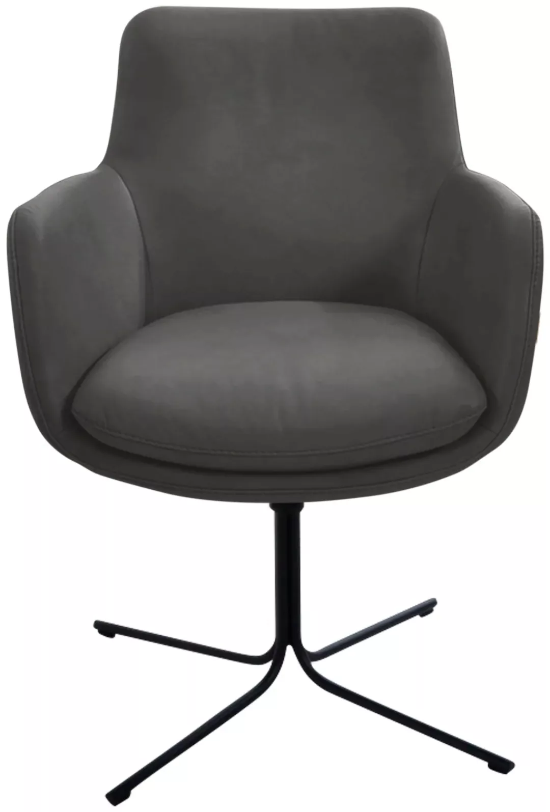 K+W Komfort & Wohnen Drehstuhl "Pego", Microfaser 925, filigranem 4-Fuß-Ges günstig online kaufen