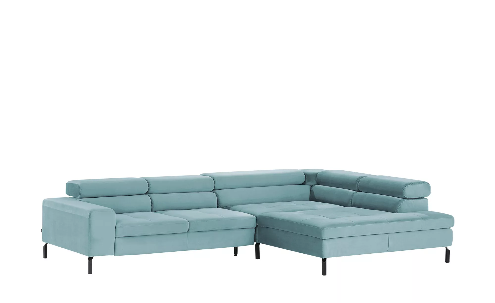 Gallery M Ecksofa  Felicia Due ¦ blau ¦ Maße (cm): B: 309 H: 72 T: 215.0 Po günstig online kaufen