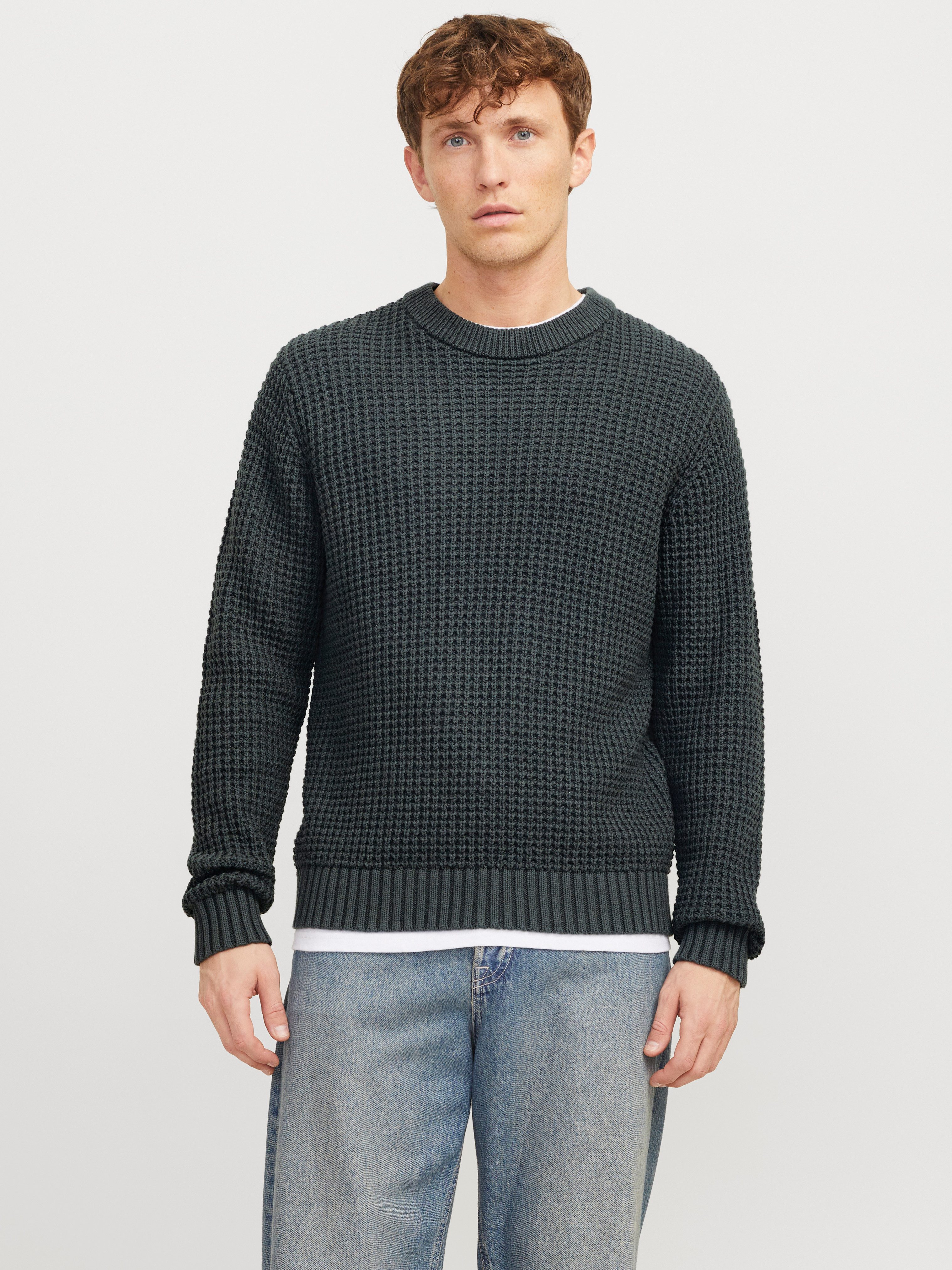 Jack & Jones Rundhalspullover JCOZION KNIT günstig online kaufen