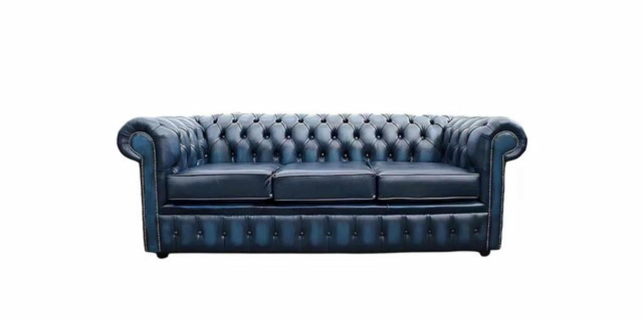 Xlmoebel Sofa Hochwertiges Luxus-Sofa im Chesterfield-Design mit Leder, Her günstig online kaufen