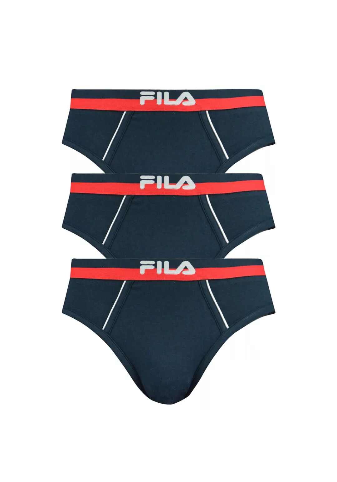 Fila Slip, (3er Pack), mit kontrastfarbenem Saum günstig online kaufen