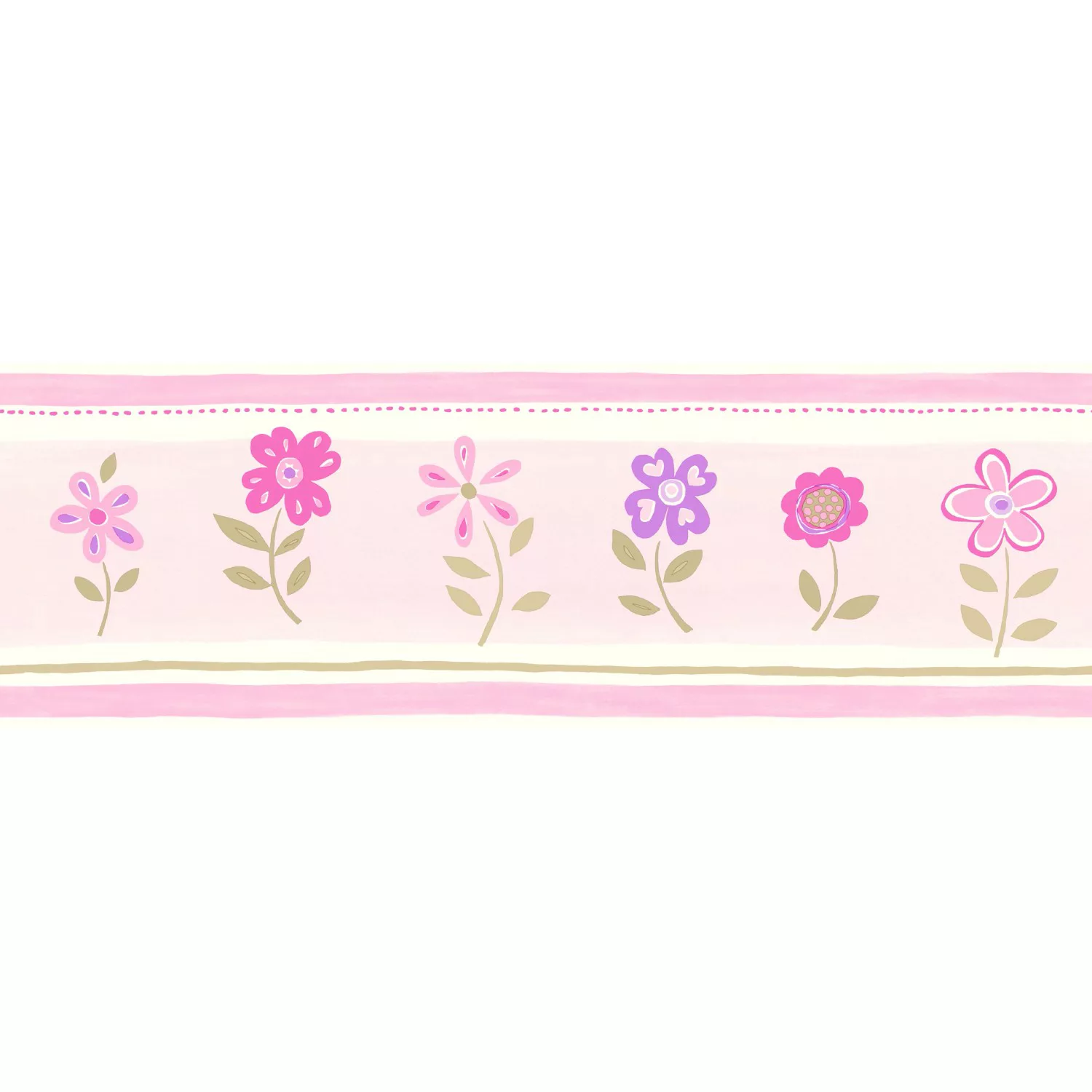 ESTAhome Selbstklebende Tapetenbordüre Blumen Hellrosa 17,06 cm x 5 m 17000 günstig online kaufen