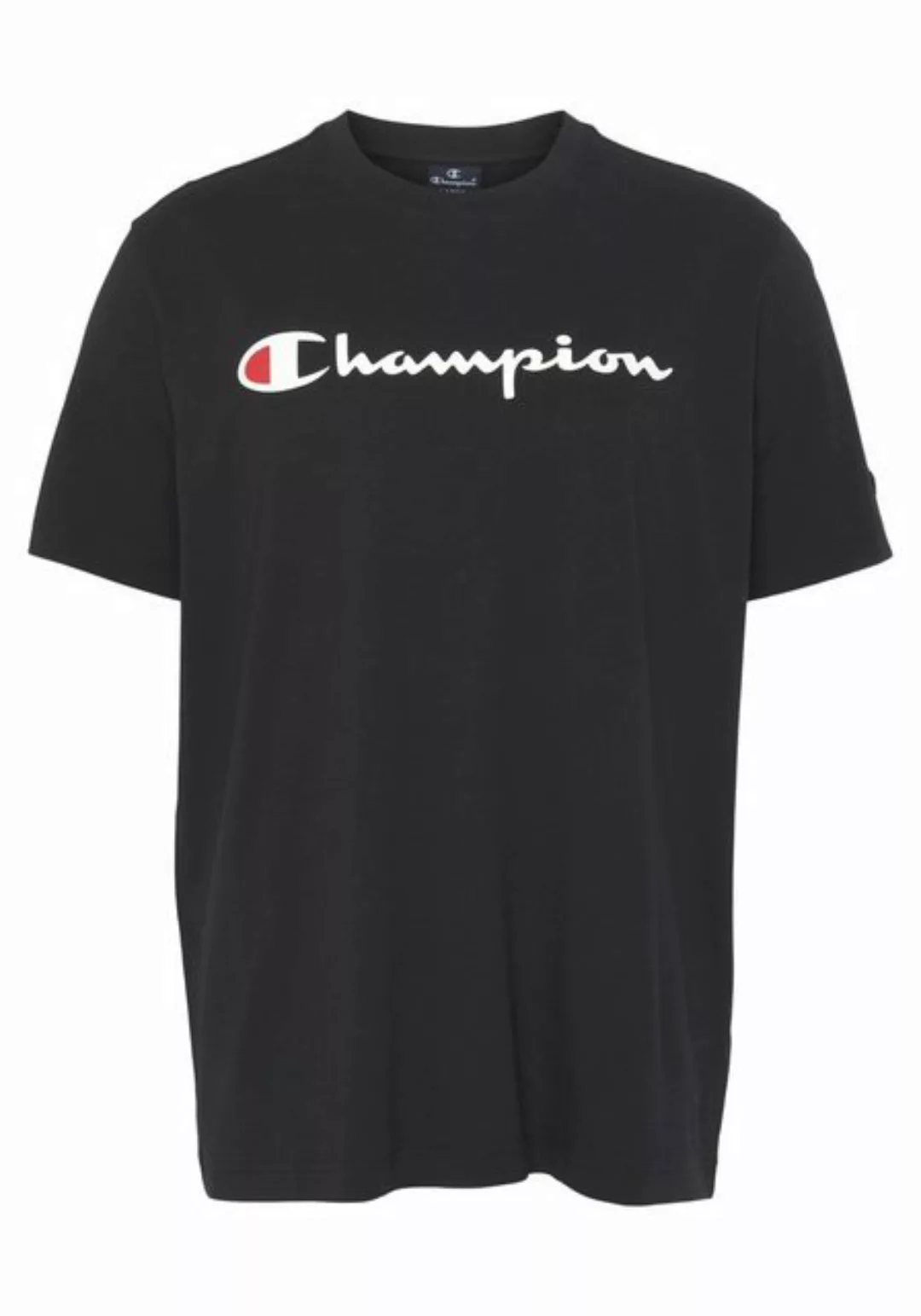 Champion T-Shirt Classic Crewneck T-Shirt large Logo günstig online kaufen