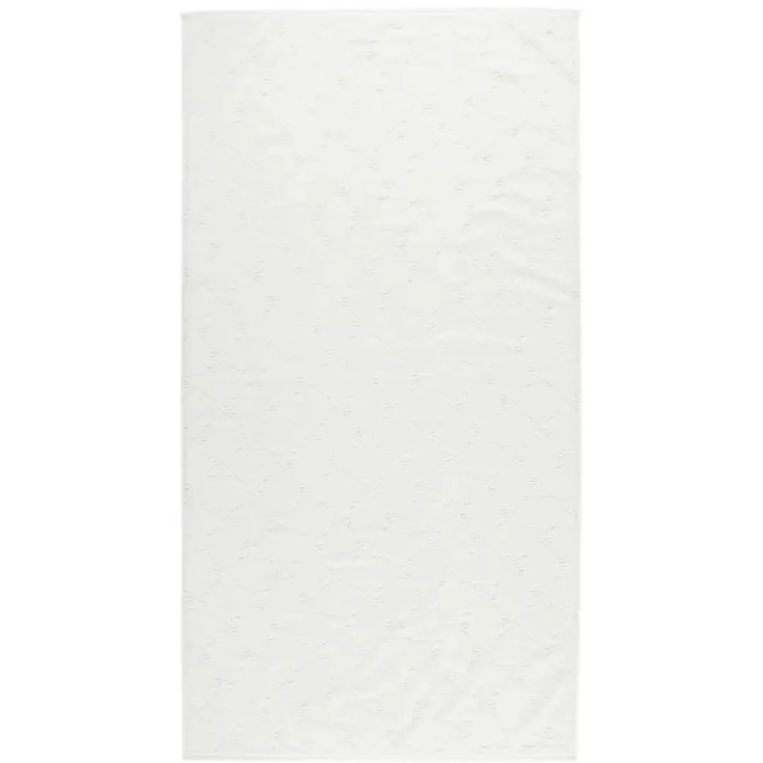 JOOP Uni Cornflower 1670 - Farbe: weiß - 600 - Duschtuch 80x150 cm günstig online kaufen