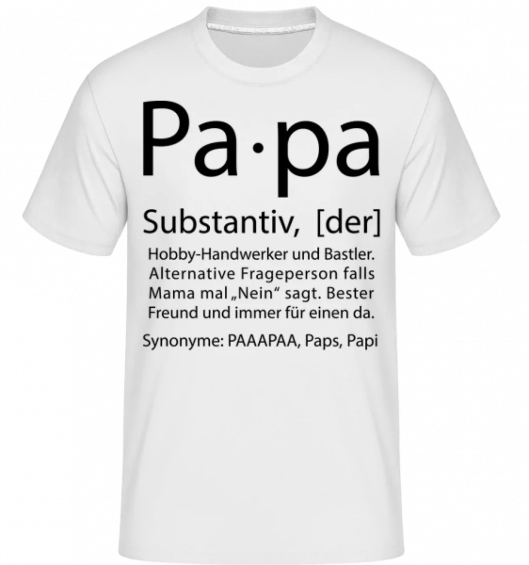 Papa Wörterbuch · Shirtinator Männer T-Shirt günstig online kaufen