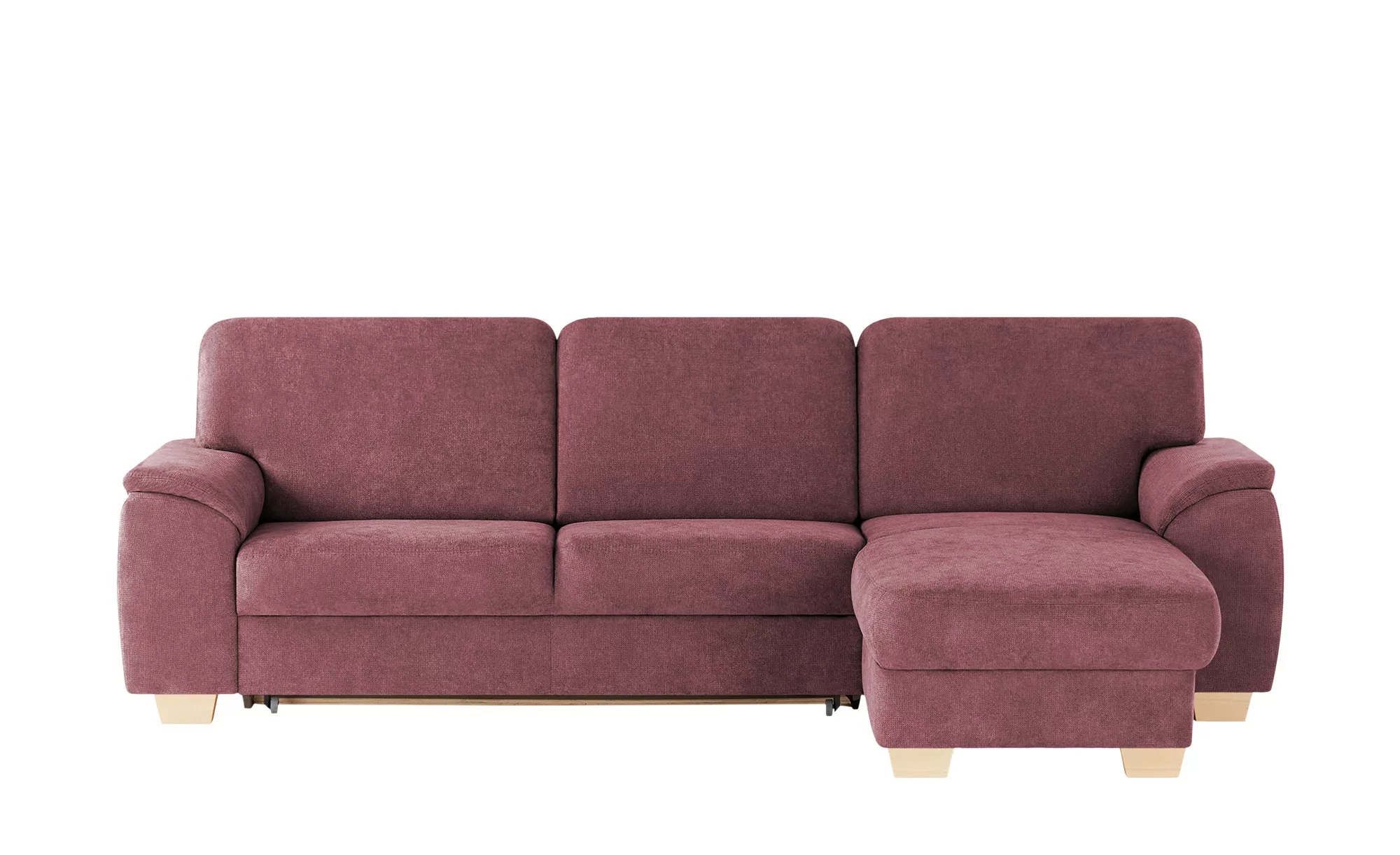 smart Ecksofa  Valencia ¦ rot ¦ Maße (cm): B: 281 H: 90 T: 173 Polstermöbel günstig online kaufen