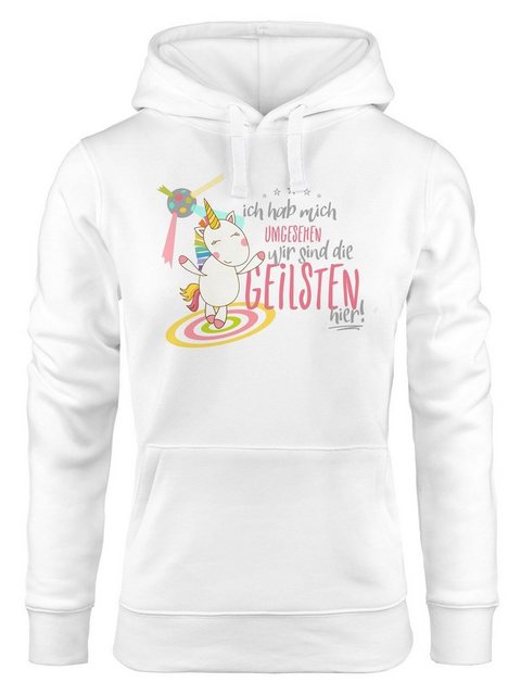 MoonWorks Hoodie Damen Kapuzen-Pullover Ich hab mich umgesehen wir sind die günstig online kaufen