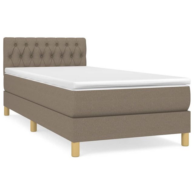 vidaXL Boxspringbett Bett Boxspringbett mit Matratze und LED Stoff (90 x 19 günstig online kaufen